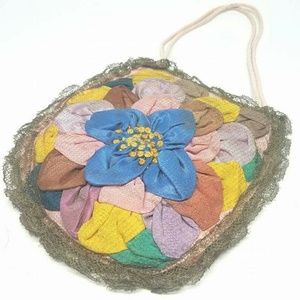 Vintage Floral Clutch Purse